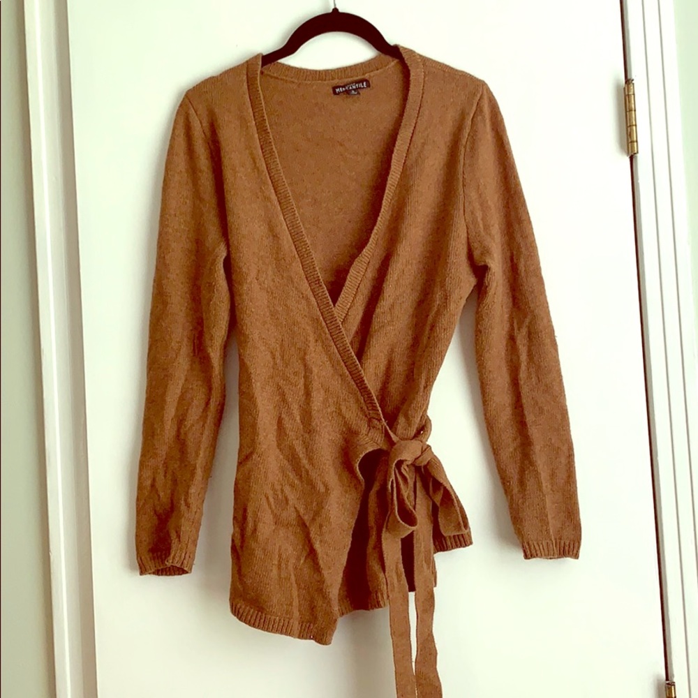 J. Crew wrap sweater